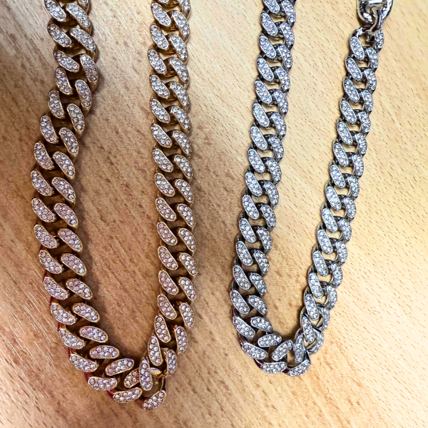 Κολιέ σκύλου Gold &Silver Chain