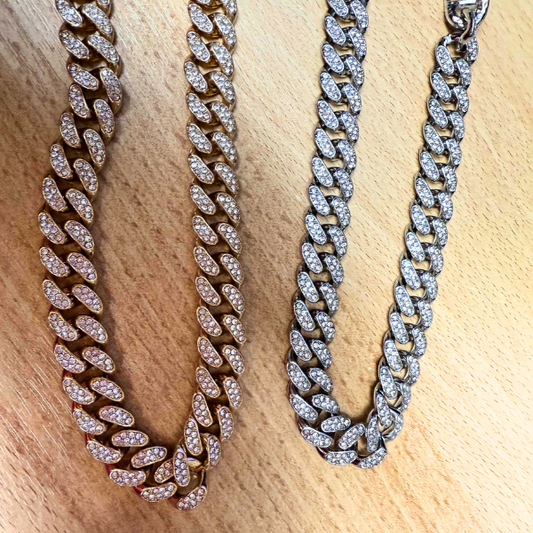 Κολιέ σκύλου Gold &Silver Chain