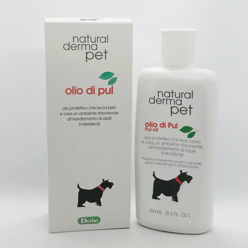 Αντιπαρασιτικό σαμπουάν σκύλου Olio Di Pul (200ml)