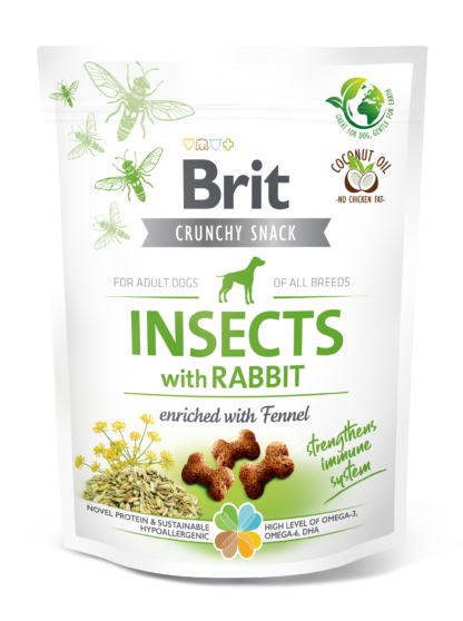 Λιχουδιά σκύλου Brit Crunchy Snack (200gr) (πολλές γεύσεις)