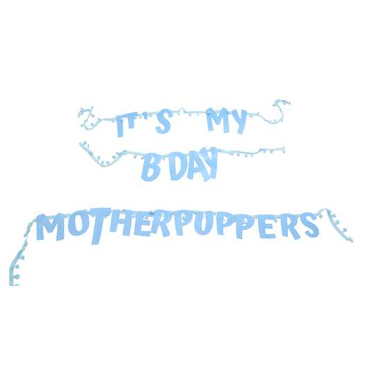 Διακοσμητική γιρλάντα γενεθλίων σκύλου γάτας MOTHERPUPPERS