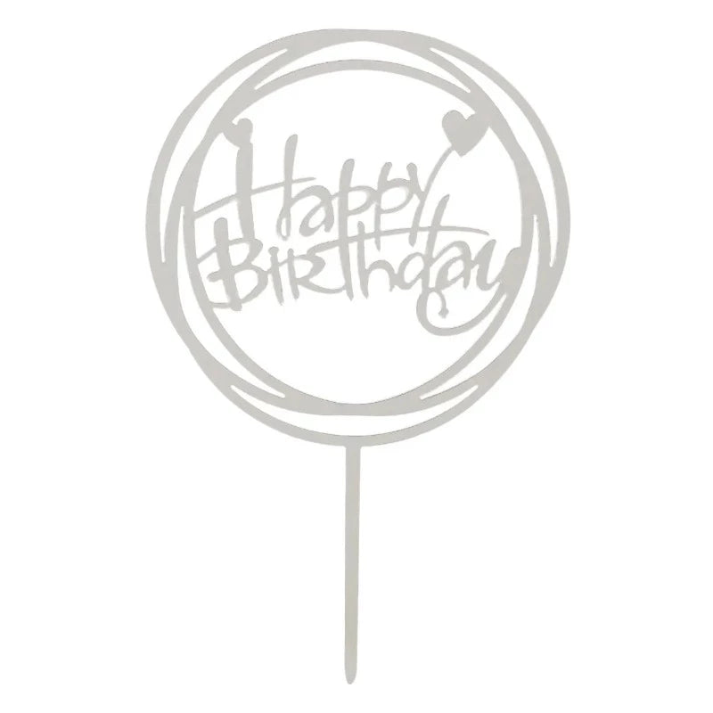 Διακοσμητικό τούρτας σκύλου γάτας Happy Birthday