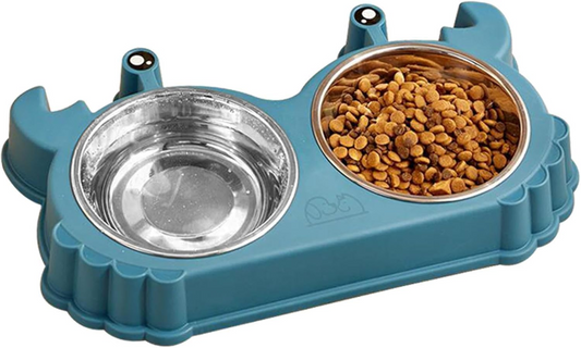 Διπλό μπολ σκύλου-γάτας Lovely Crab