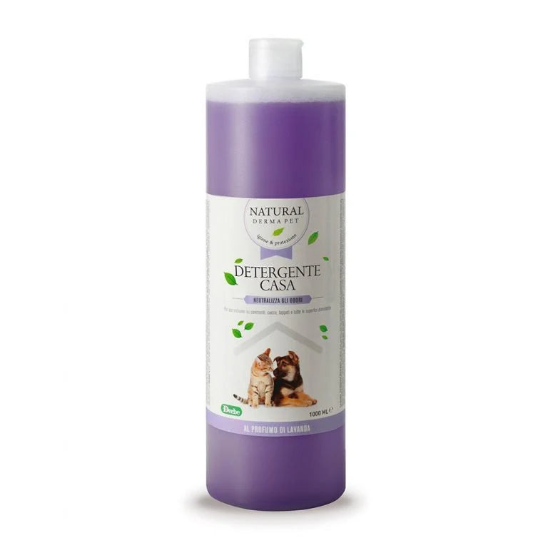 Απολυμαντικό Καθαριστικό χώρου Natural Derma Pet Λεβάντα (1L)