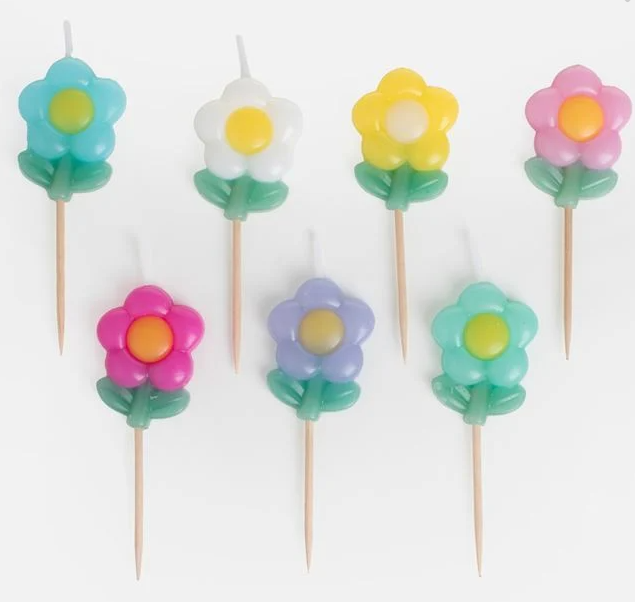 Κεράκι γενεθλίων σκύλου γάτας MINI FLOWER