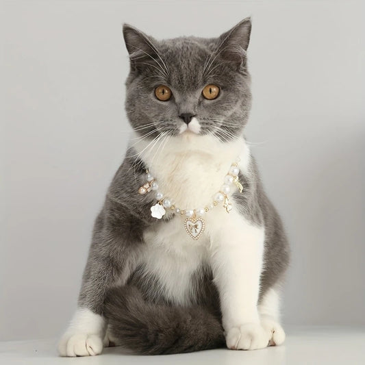 Κολιέ σκύλου-γάτας Heart