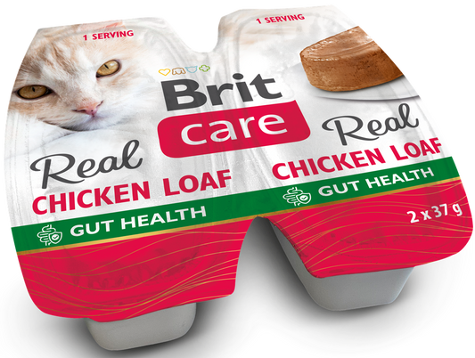 Κονσέρβα για γατες BRIT Care® Kεσεδάκι Loaf (2x37gr)