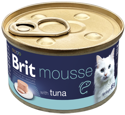 Κονσέρβα για γατες BRIT Premium by Nature Mousse (85gr) (πολλέσ γεύσεις)