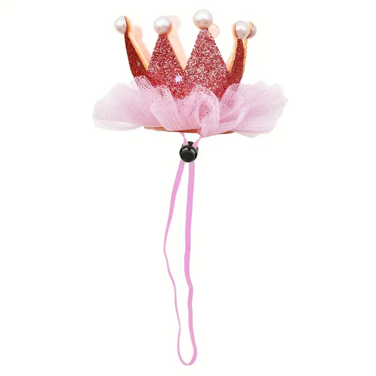 Κορονίτσα σκύλου γάτας Pink Crown