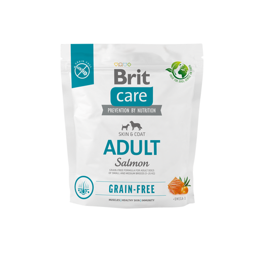 Ξηρά τροφή σκύλου Brit Care Adult Grain Free Σολομός