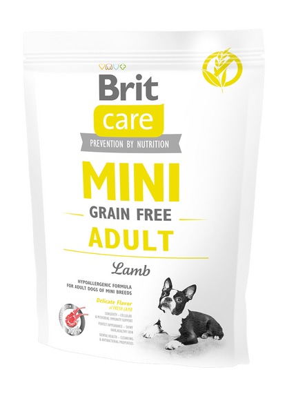 Ξηρά τροφή σκύλου Brit Care Mini® Grain Free Adult Αρνί