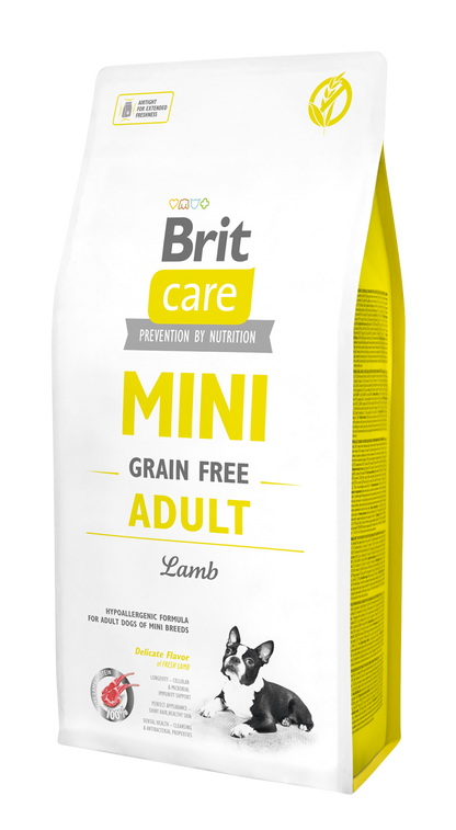 Ξηρά τροφή σκύλου Brit Care Mini® Grain Free Adult Αρνί