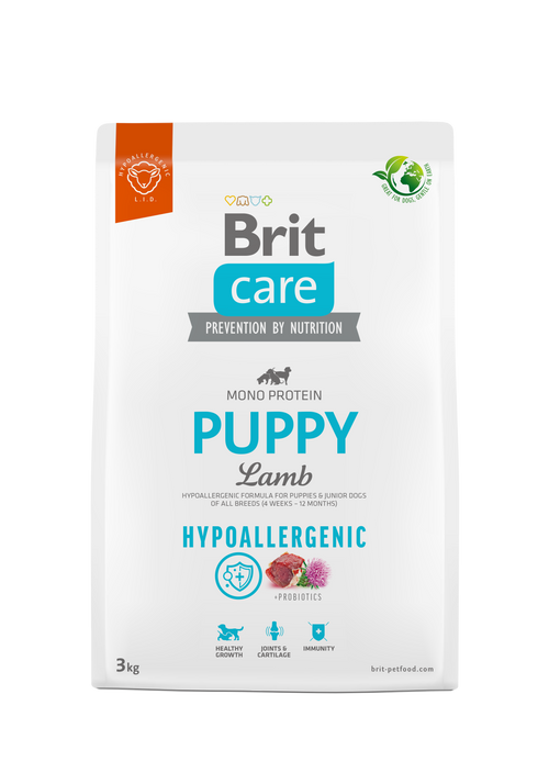 Ξηρά τροφή σκύλου Brit Care Hypoallergenic PUPPY Αρνί