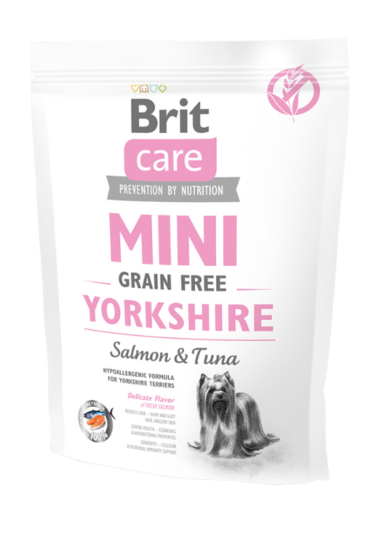 Ξηρά τροφή σκύλου Brit Care Mini® Grain Free YORKSHIRE Τόνος-Σολομός