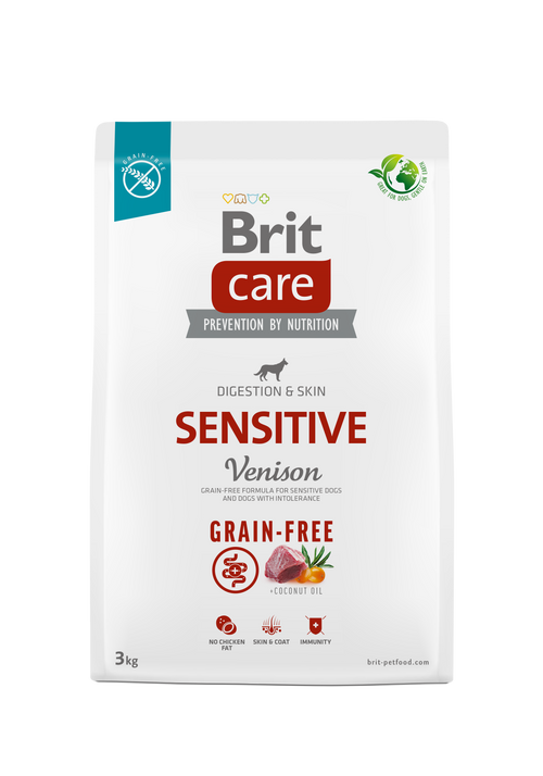 Ξηρά τροφή σκύλου Brit Care SENSITIVE Ελάφι
