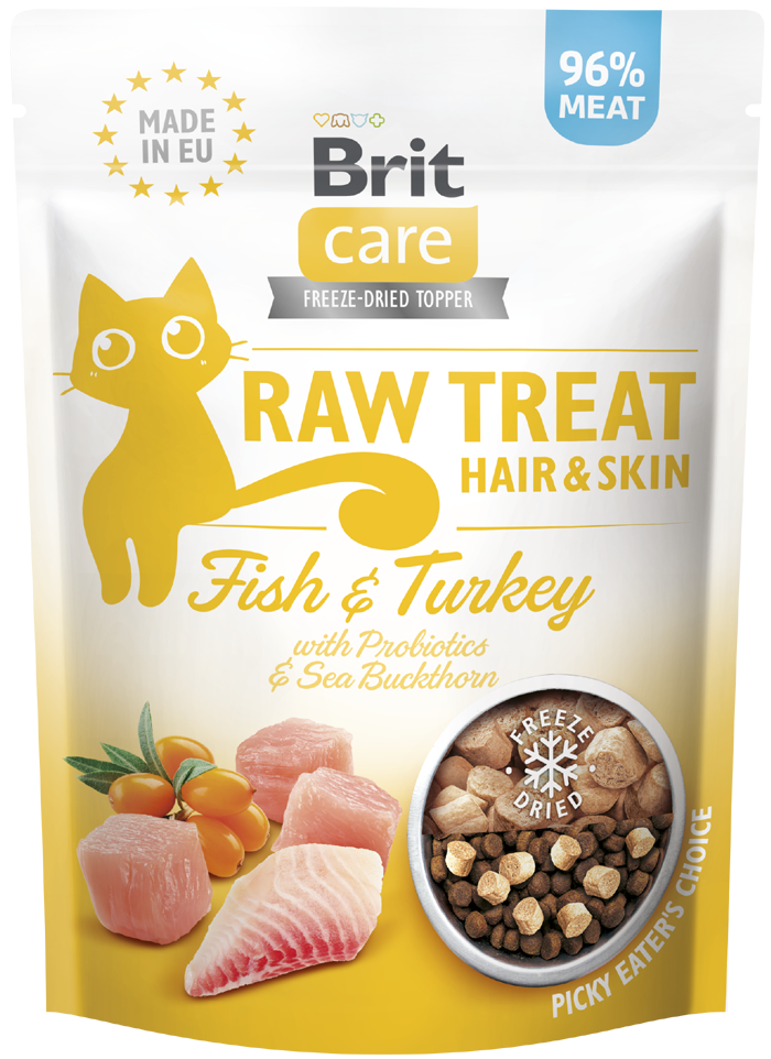 Λιχουδιά γάτας Brit Care Raw Treats (40gr)