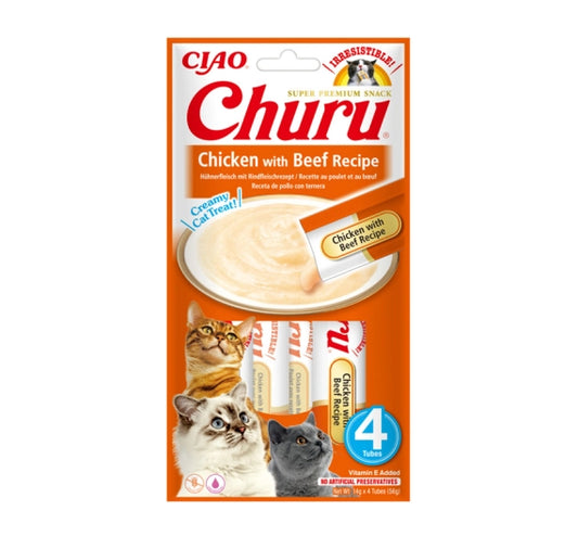Λιχουδιά γάτας Kρέμα Churu (56gr)