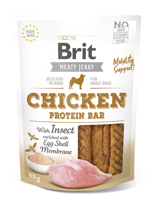 Λιχουδιά σκύλου Brit Care Jerky Snacks (80gr) (πολλές γέυσεις)