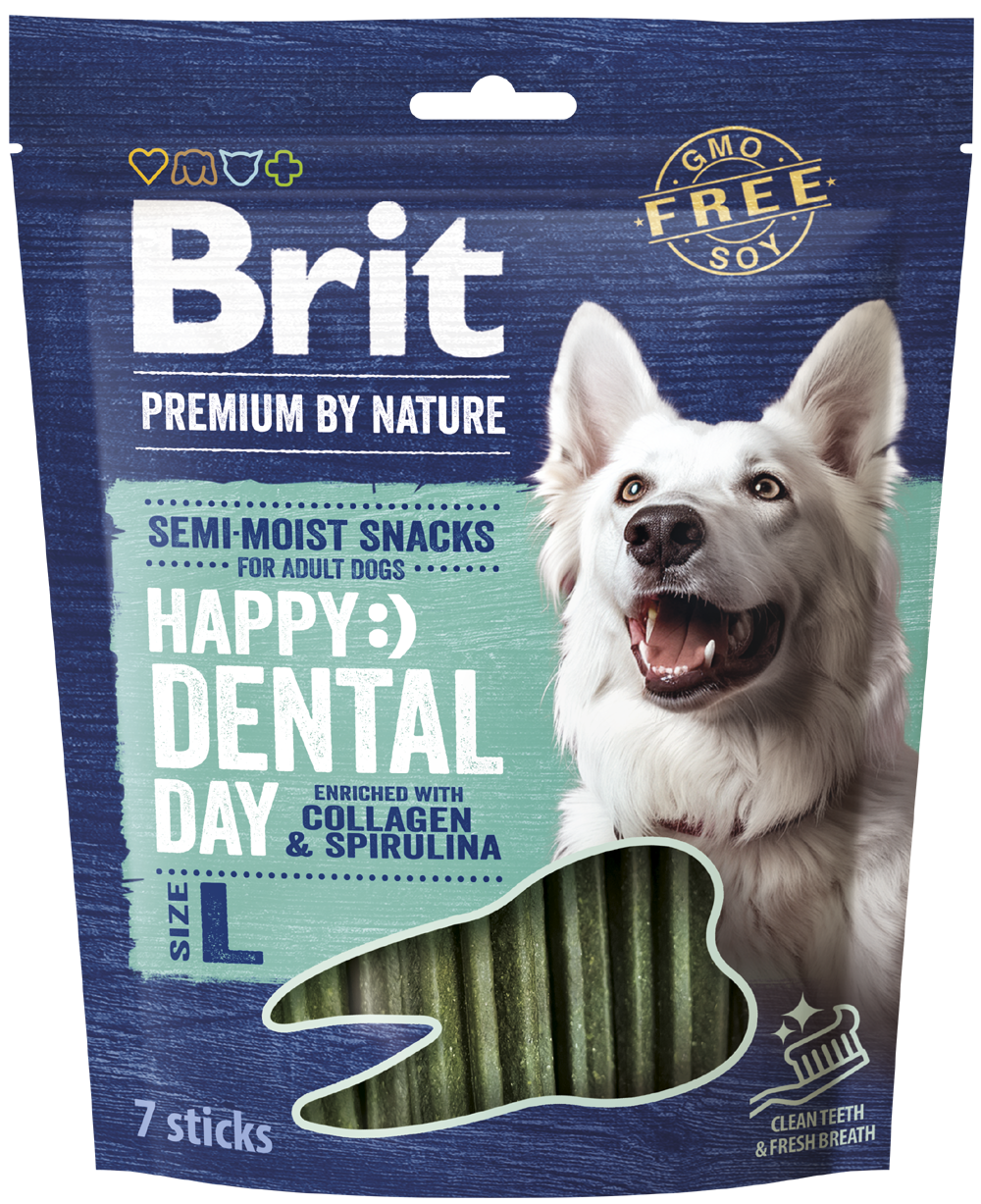Λιχουδιά σκύλου Brit Premium by Nature Dental Day (180gr)