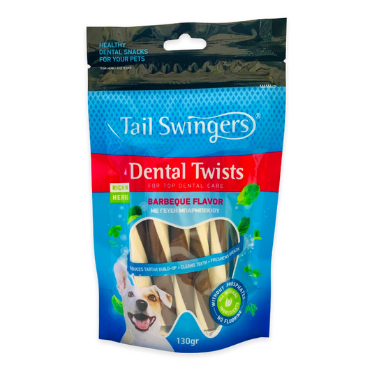 Λιχουδιά σκύλου Tail Swingers Dental Twists (130gr)