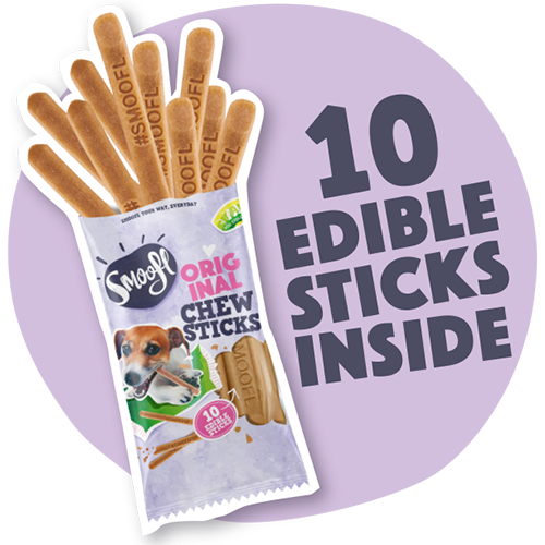 Λιχουδιά σκύλου Βρώσιμο ξυλάκι Chew Sticks (55gr)