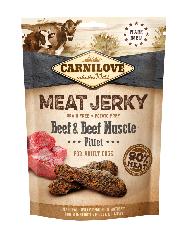 Λιχουδιά σκύλου Carnilove Meat Jerky (100gr)