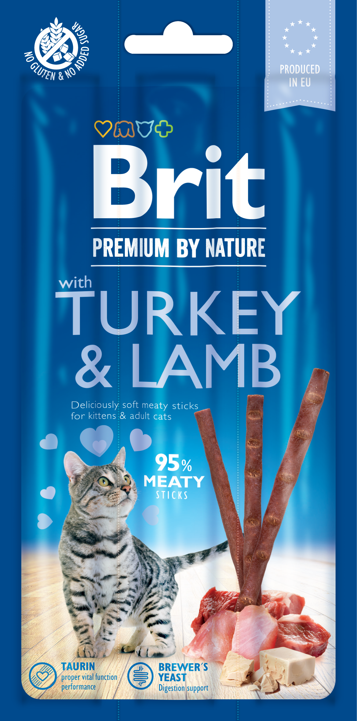 Λιχουδιά γάτας Brit Premium by Nature Sticks (3τμχ)