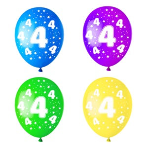 Μπαλόνι γενεθλίων Star Numbers