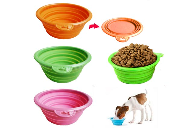 Μπολ βόλτας σκύλου-γάτας Travel Pet Bowl