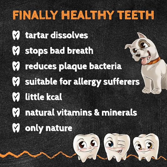 Οδοντικές νιφάδες σκύλου Dental Charcoal