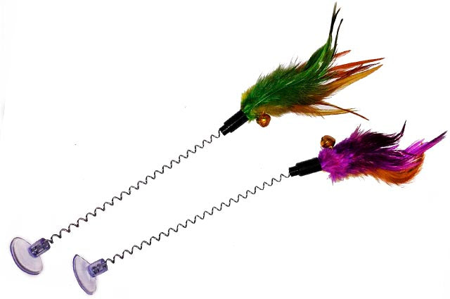 Παιχνίδι γάτας βεντούζα Feather