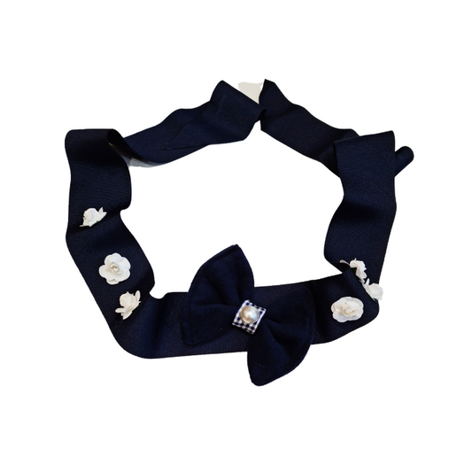 Παπιγιόν σκύλου-γάτας SANVI Luxury Ribbon Flower