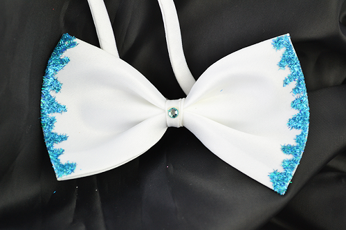 Παπιγιόν σκύλου-γάτας GLITTER LOVE (πολλά χρώματα)