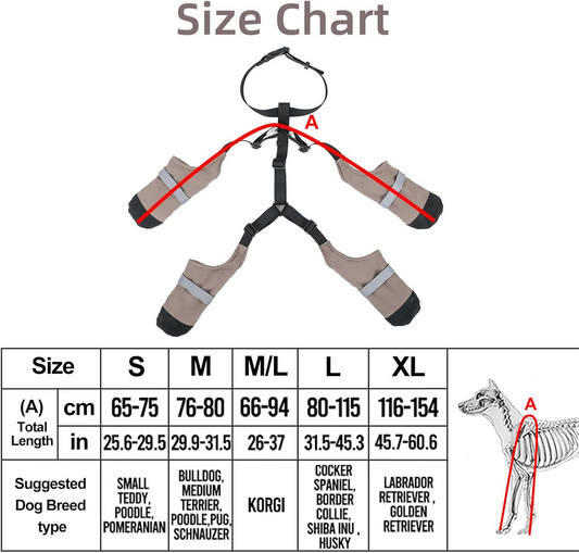 Παπούτσια σκύλου Dog SNOW Boots