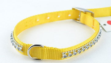 Περιλαίμιο σκύλου NEWPET με στρας (πολλά μεγέθη και χρώματα)