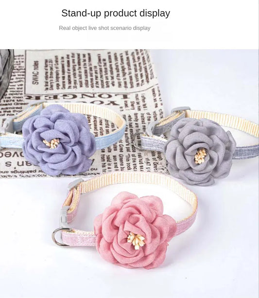 Περιλαίμιο σκύλου-γάτας Flower