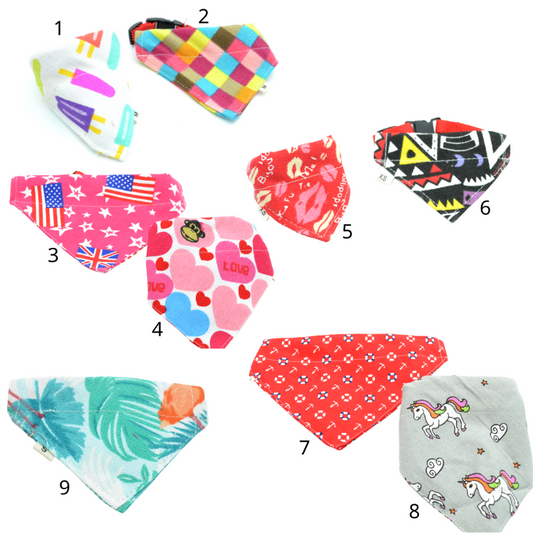 Περιλαίμιο με μπαντάνα σκύλου-γάτας Stylish