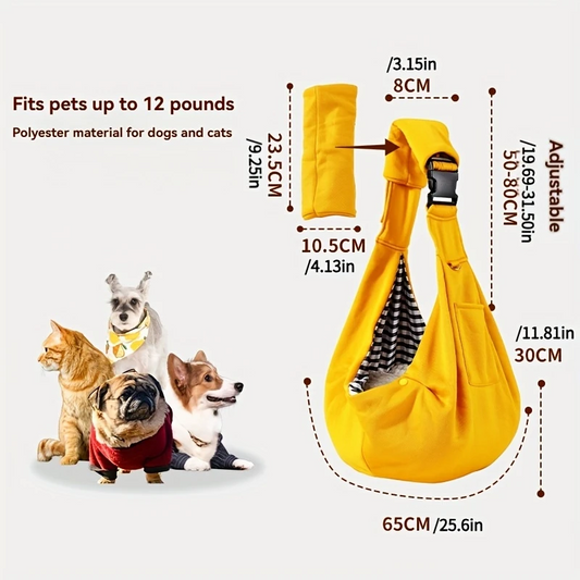 Μάρσιπος μεταφοράς σκύλου γάτας HAPPYHUG