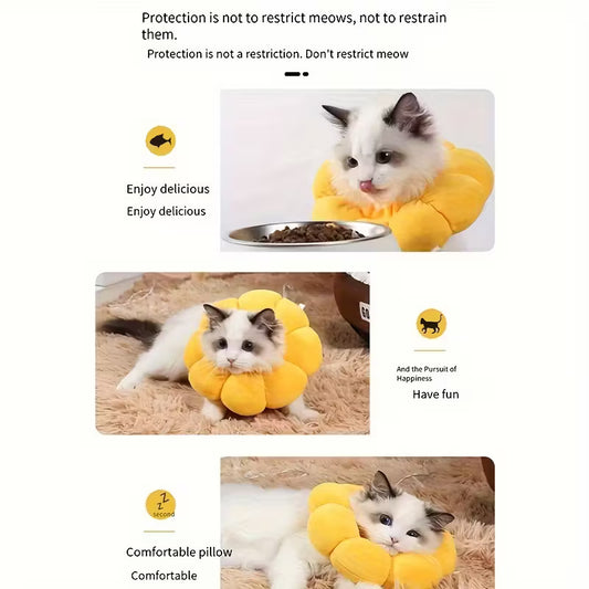 Προστατευτικό κολλάρο σκύλου-γάτας FLOWER