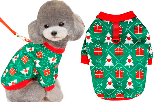 Ρούχο σκύλου-γάτας ΧΡΙΣΤΟΥΓΕΝΝΙΑΤΙΚΟ Christmas Tree