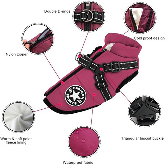 Ρούχο σκύλου αδιάβροχο SAFE