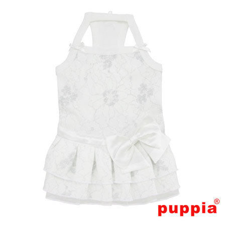 Ρούχο σκύλου φόρεμα PUPPIA LUXURY WHITE