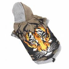 Ρούχο σκύλου φούτερ TIGER GREEN HOOT