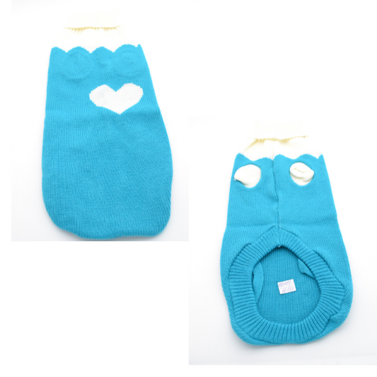 Ρούχο σκύλου μάλλινο LOVELY HEART