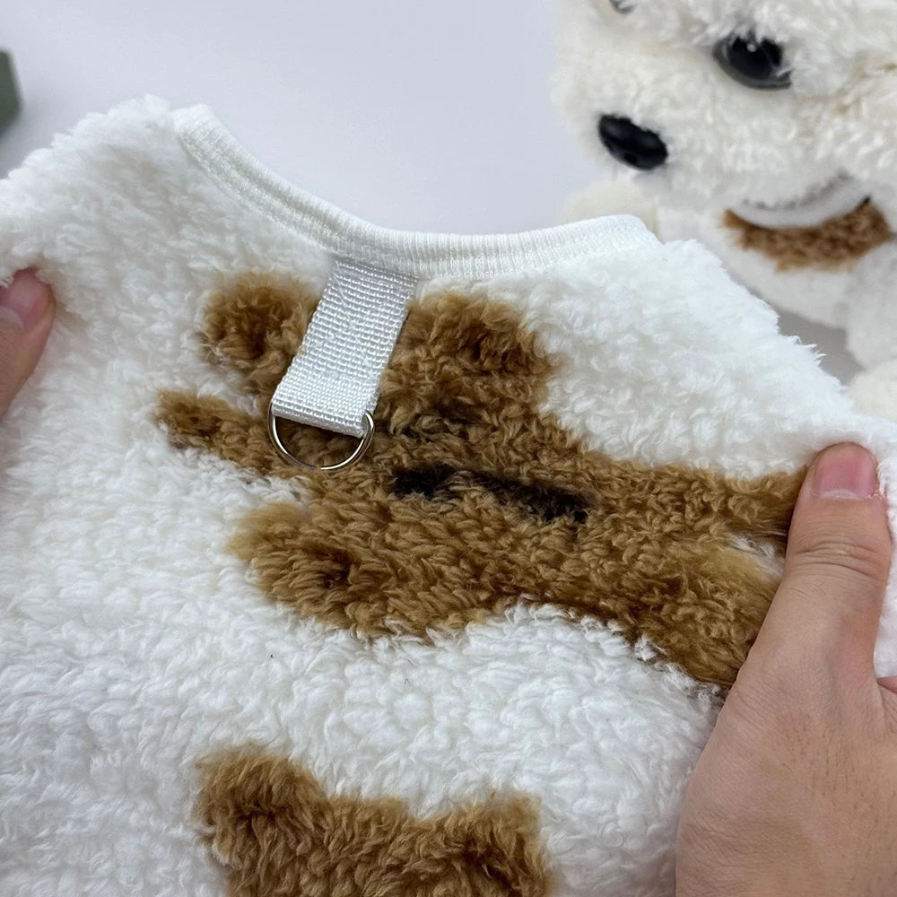 Ρούχο σκύλου φλις αμάνικο TEDDIES CUTE