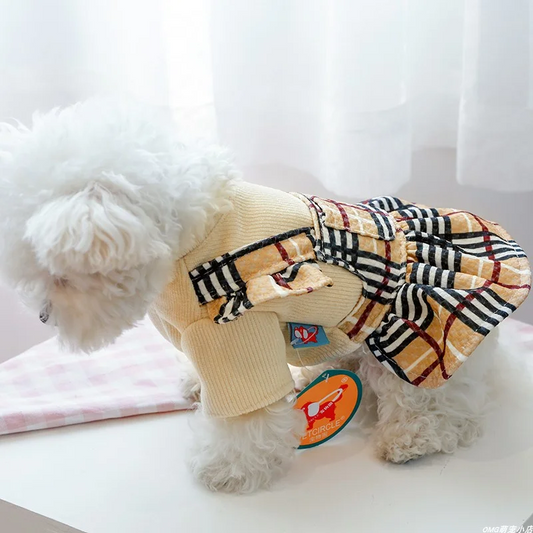 Ρούχο σκύλου φόρεμα BERBERRY