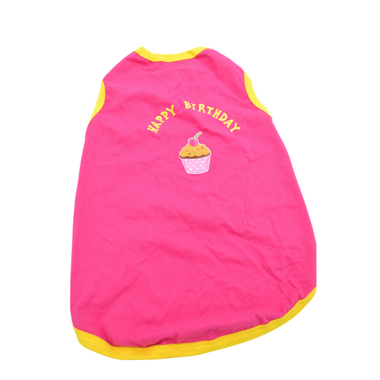 Ρούχο σκύλου T-Shirt BIRTHDAY MUFFIN