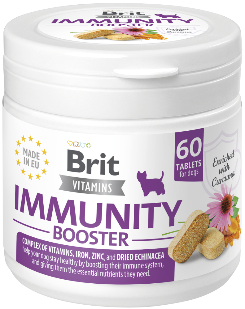 Συμπλήρωμα διατροφής ταμπλέτα σκύλου Brit Immunity Booster(120gr)
