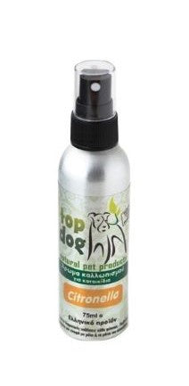Σπρευ σκύλου Φυτικό Αντιπαρασιτικό σιτρονέλας TOP DOG CITRONELLA