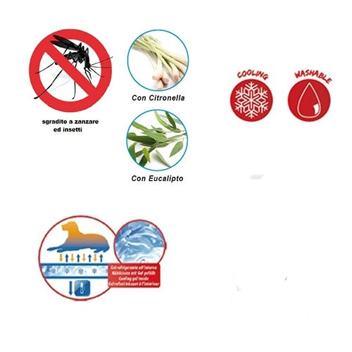 Στρώμα δροσιάς σκύλου-γάτας εντομοαπωθητικό Alaska Citro